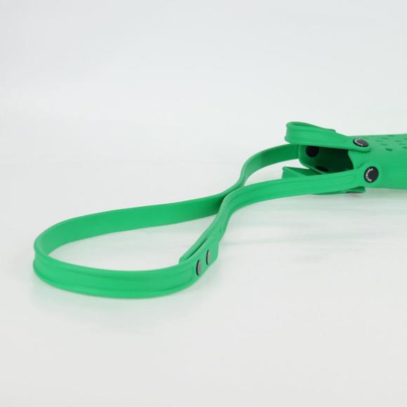 BALENCIAGA Shoulder Bag Rubber Crocs Collaboration Green Auth 137470M - Picture 8 of 16